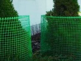 Siatka plastikowa, ogrodzeniowa 0,4 x 5 m zielona