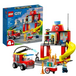 60375 - LEGO City - Remiza strażacka i wóz strażacki