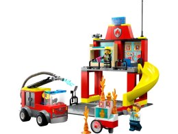 60375 - LEGO City - Remiza strażacka i wóz strażacki
