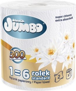 Ręcznik papierowy 1R SŁONIK JUMBO MAXI 300 list 2W - 15 szt.