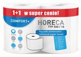 Ręcznik papierowy 2R HORECA COMFORT+ typ 500/16 100m 2W (1+1) - 18 Rolek