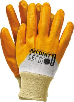 Rękawice robocze / Pomarańczowe / RECONIT - 100 Par (9 - L)